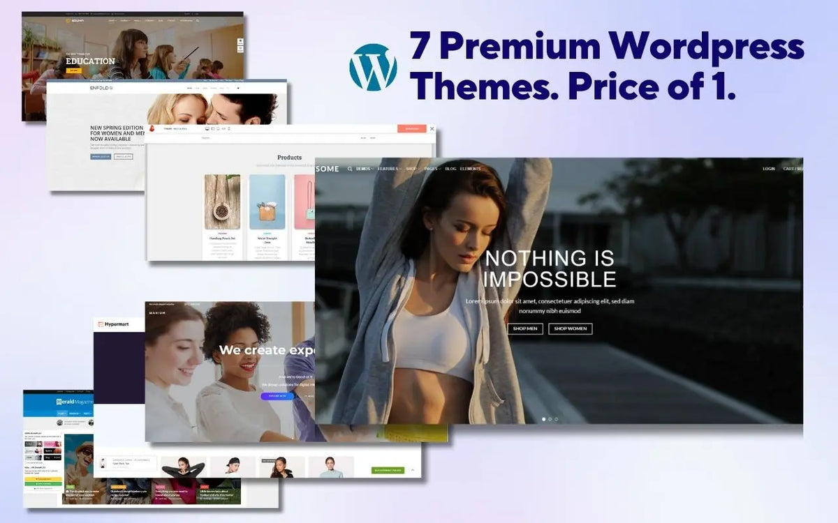7-in-1 Premium WordPress Theme Bundle - BoostWithBella